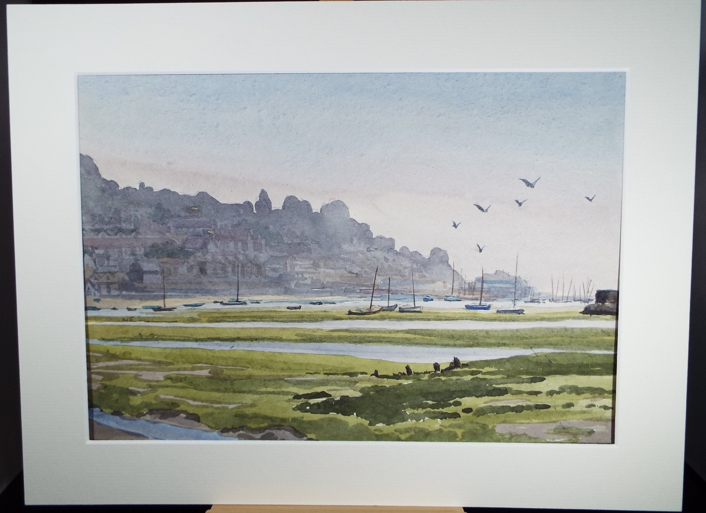 Original Watercolour, 'Morning Mist', George Godfrey (20th Century, Scottish),Dated 1969