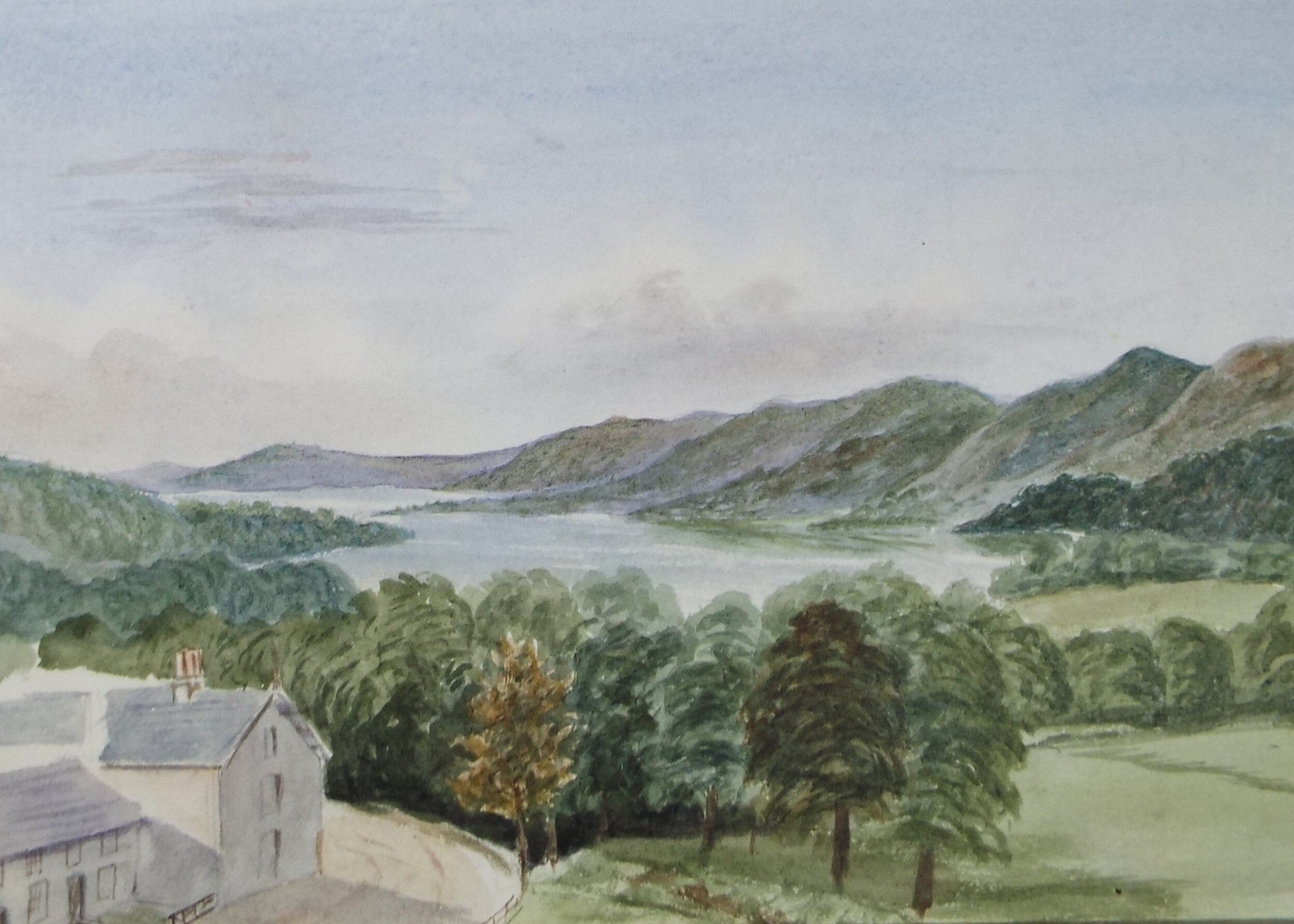 Original watercolour,'Lakeland Landscape', Late 19th Century, Artist Unknown