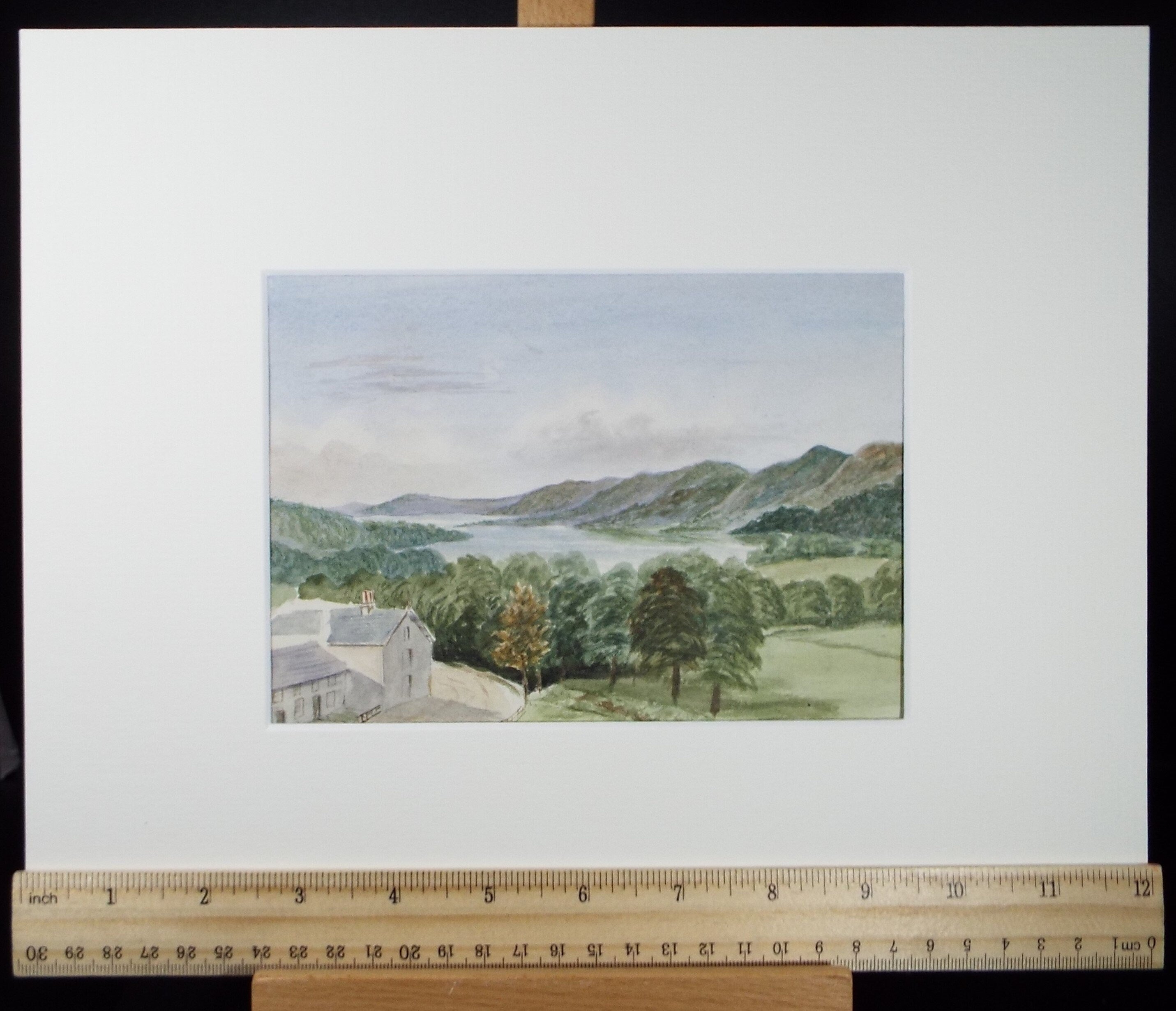 Original watercolour,'Lakeland Landscape', Late 19th Century, Artist Unknown