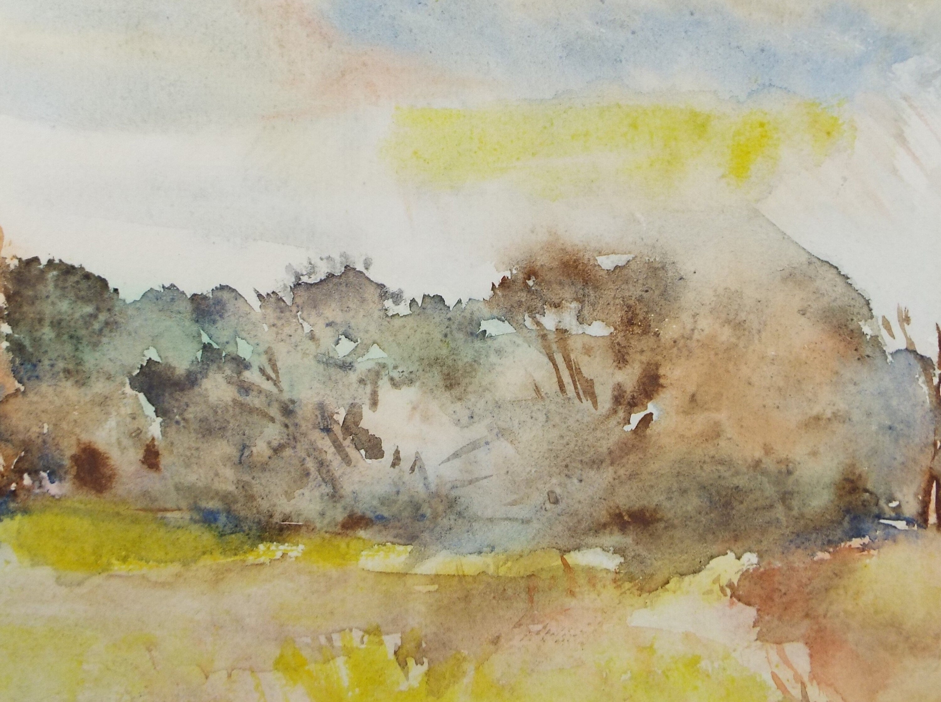 Original Watercolour on Paper, 'Autumn Landscape', Leslie Duxbury ARCA (1921-2001), Circa 1950's