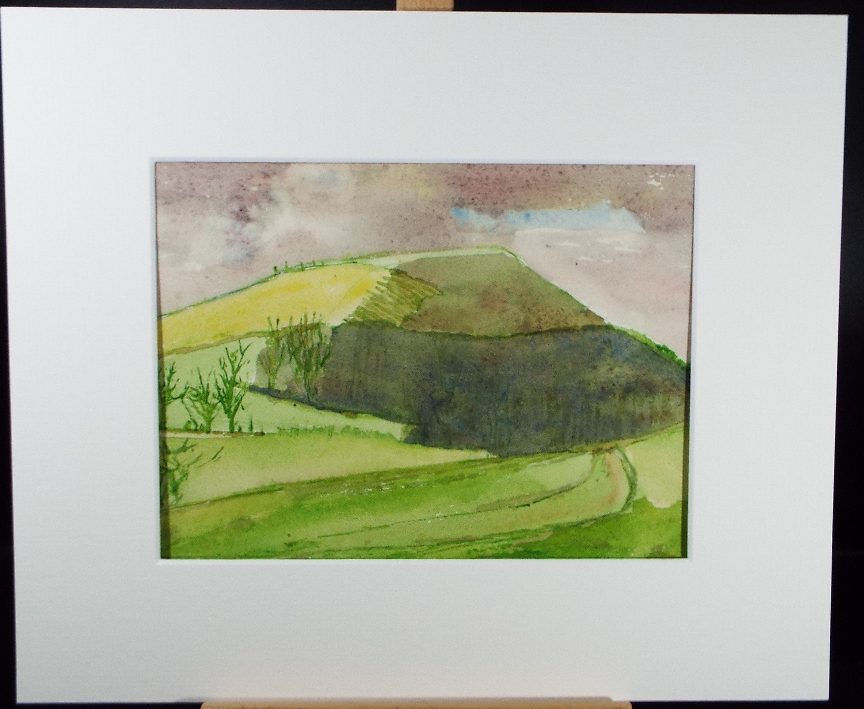 Original Watercolour on Paper, 'Green Landscape', Leslie Duxbury ARCA (1921-2001), Circa 1950's