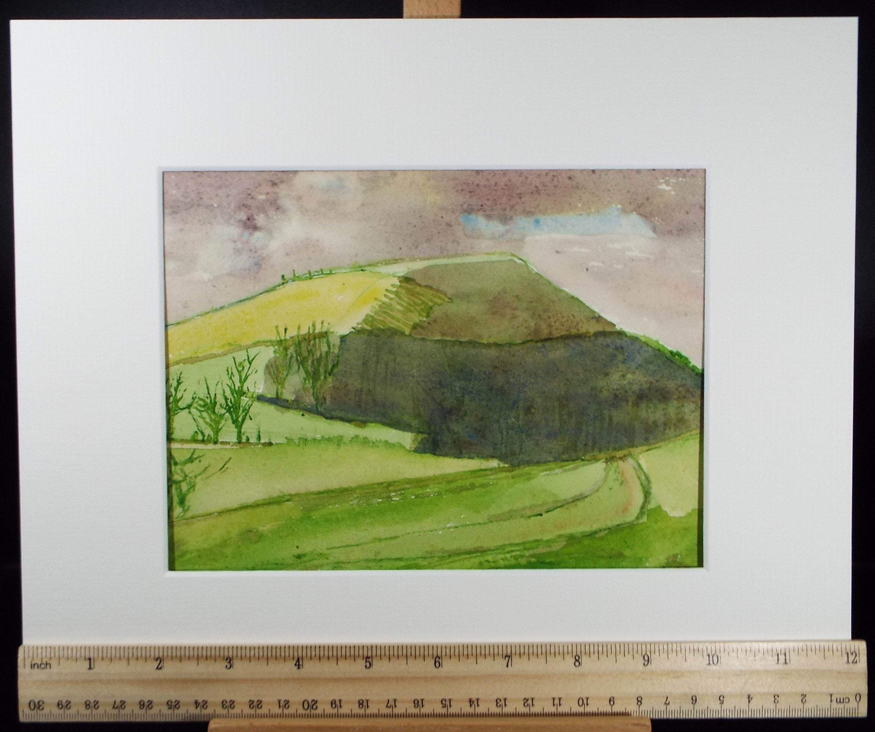 Original Watercolour on Paper, 'Green Landscape', Leslie Duxbury ARCA (1921-2001), Circa 1950's