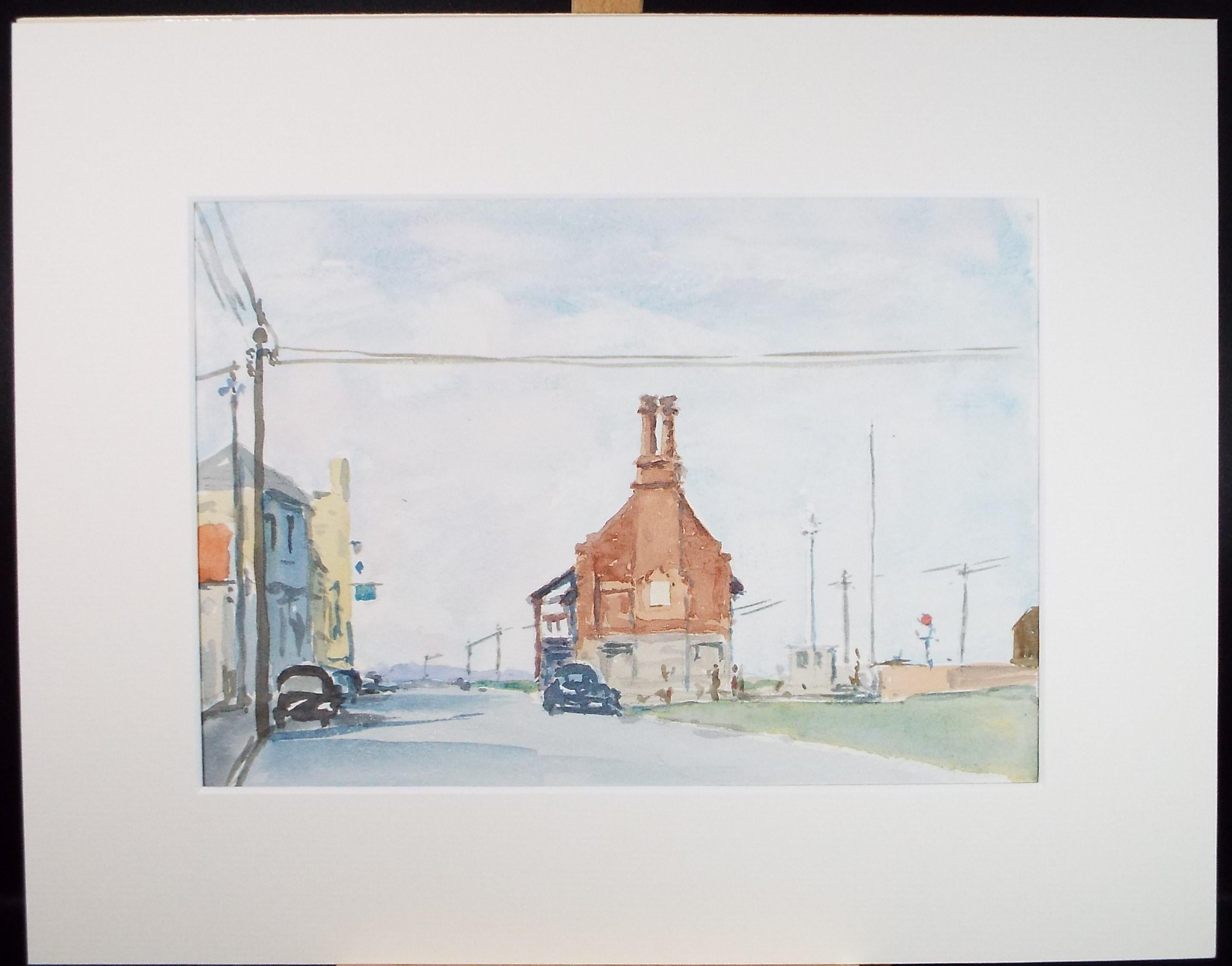 Original Watercolour on Paper, 'Aldebrugh ', Circa 1950's, Artist Unknown