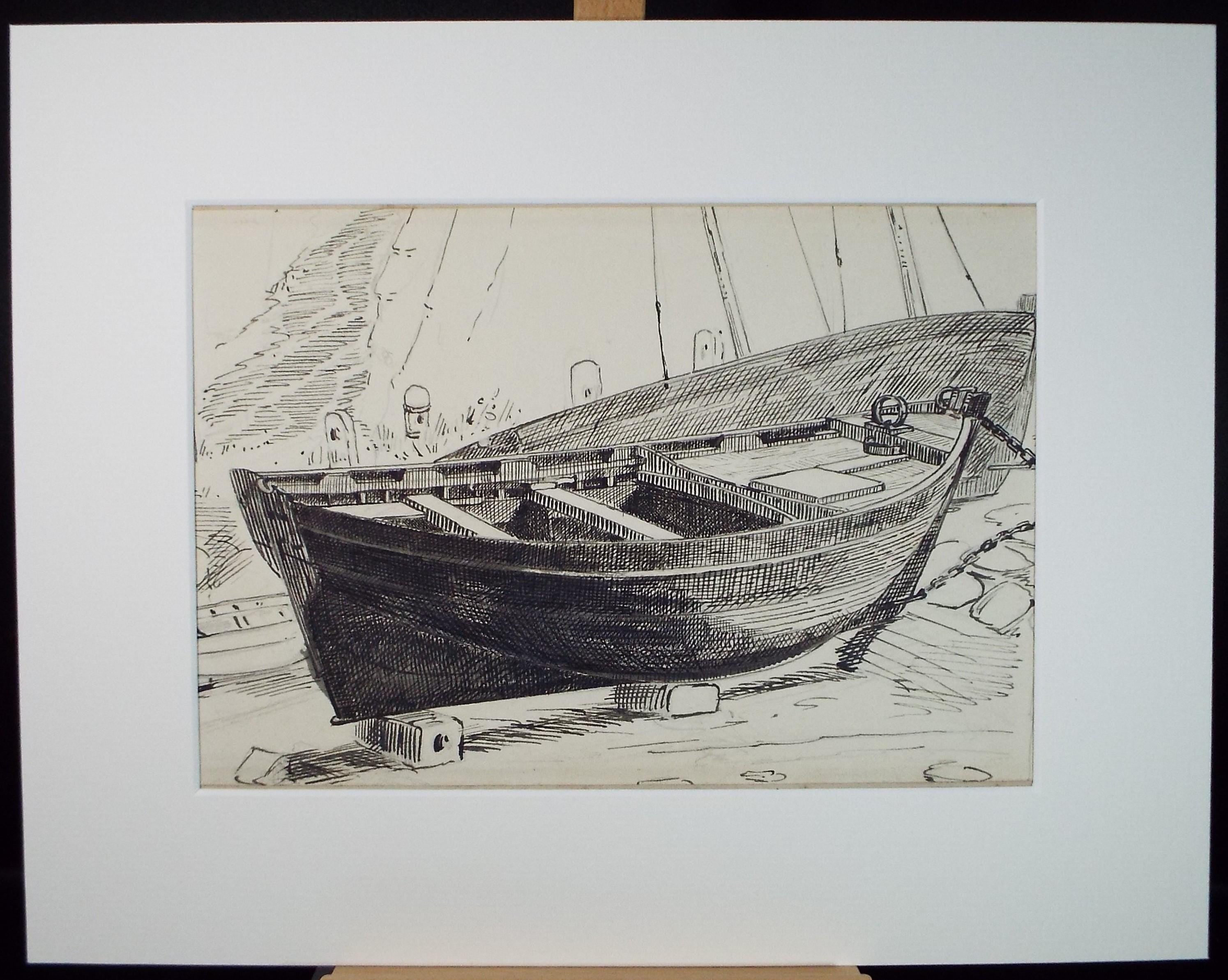 Original Pen & Ink , 'Sark Cutter , circa 1880, A Elliott