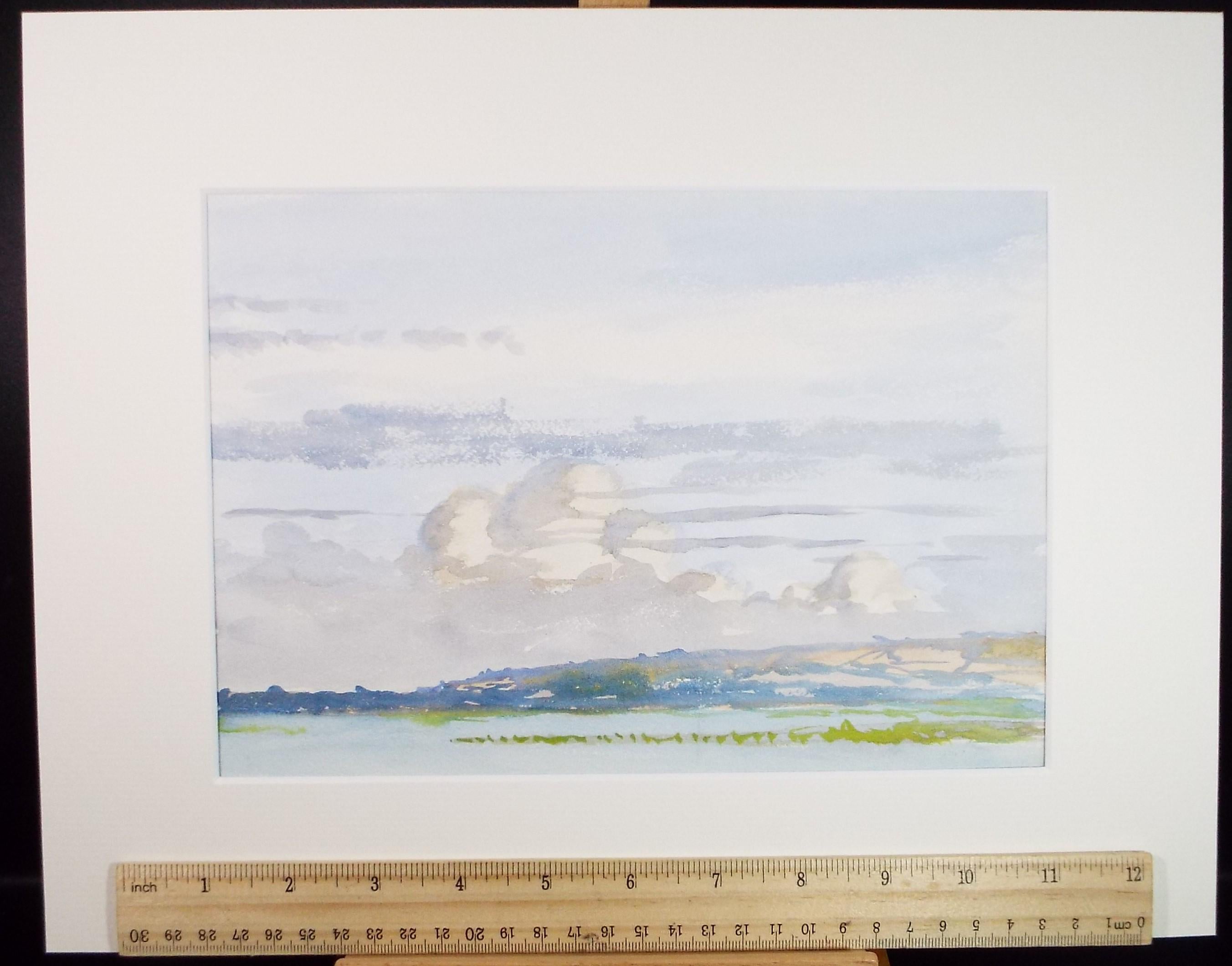 Original Watercolour, 'Poole', circa 1950's , Artist Unknown