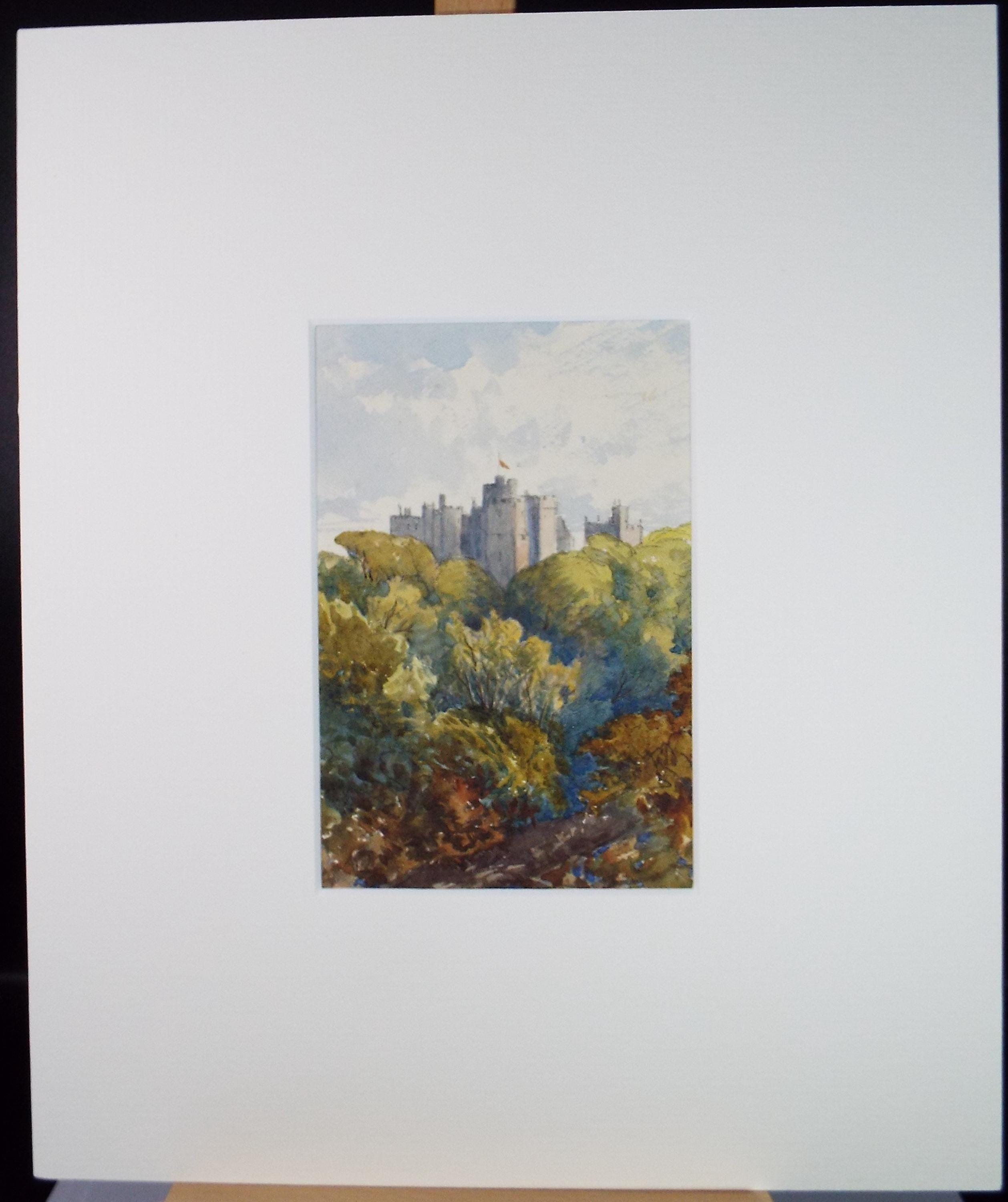 Original Watercolour, 'Durham Castle' Late 19th Century, Lady North