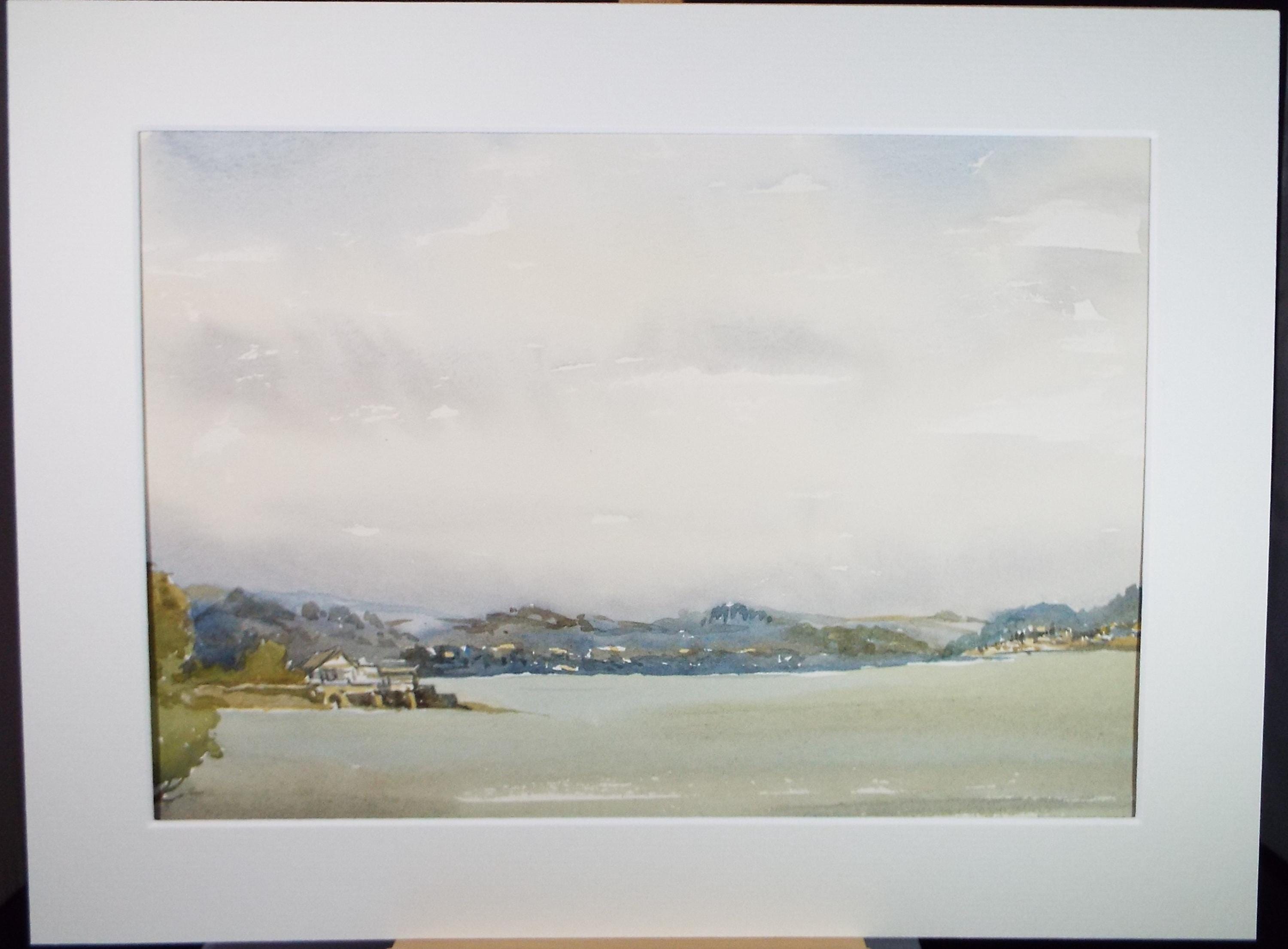 Original Watercolour, 'Poole', Gwen Rayner, c1970's