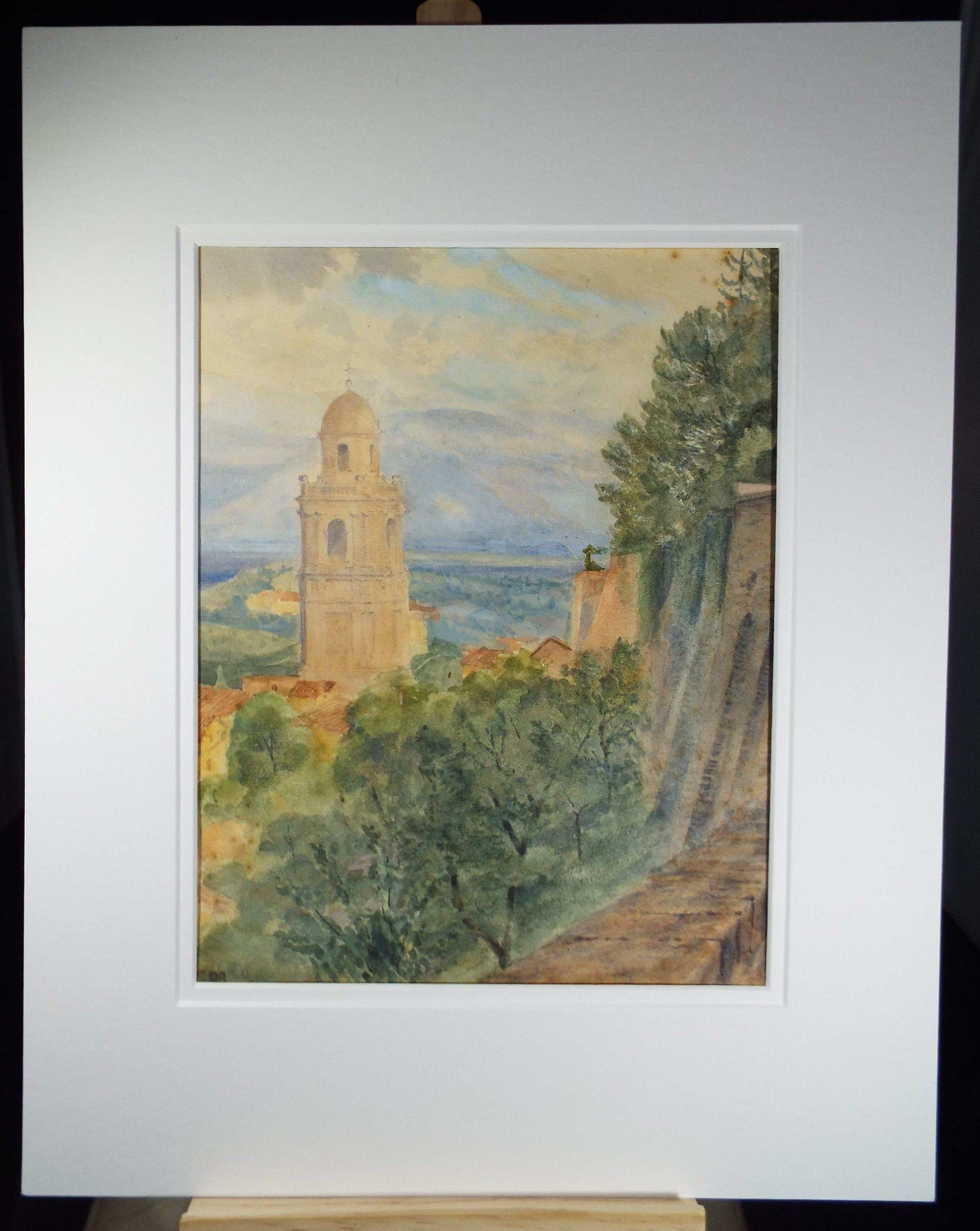 Original Watercolour, 'Puglia', c1910-20, Gabriel Thompson (1861-c1935)