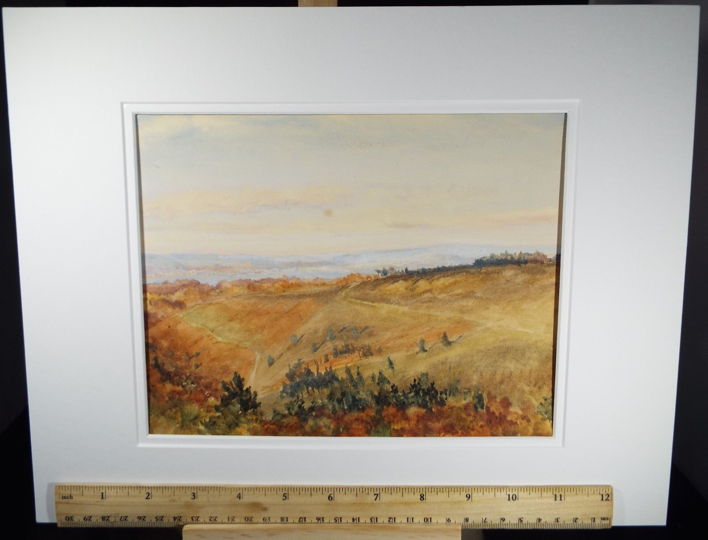 Original Watercolour, 'Hindhead, Autumn', c1915, Gabriel Thompson (1861-c1935)