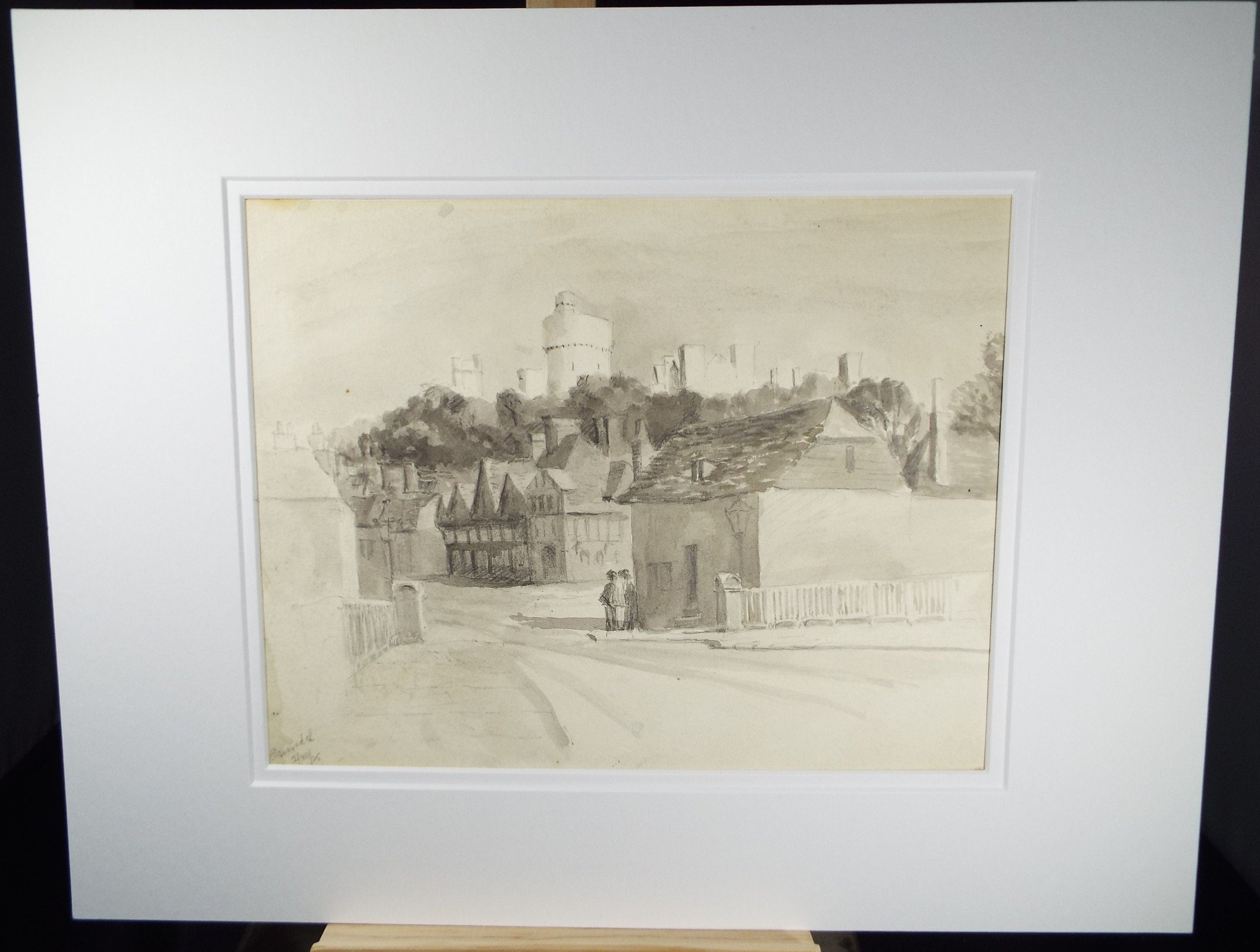 Original Pencil & Wash, 'Arundel', 1925, Gabriel Thompson (1861-c1935)