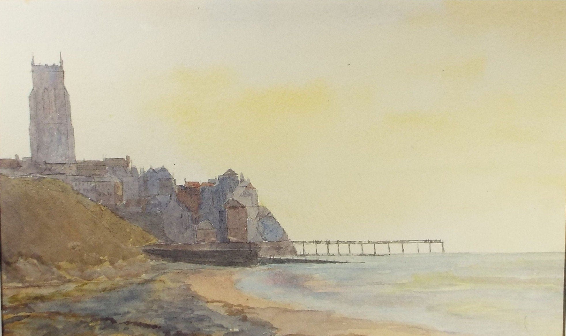 Original Watercolour, late 19th Century , 'Cromer',  Artist Unknown