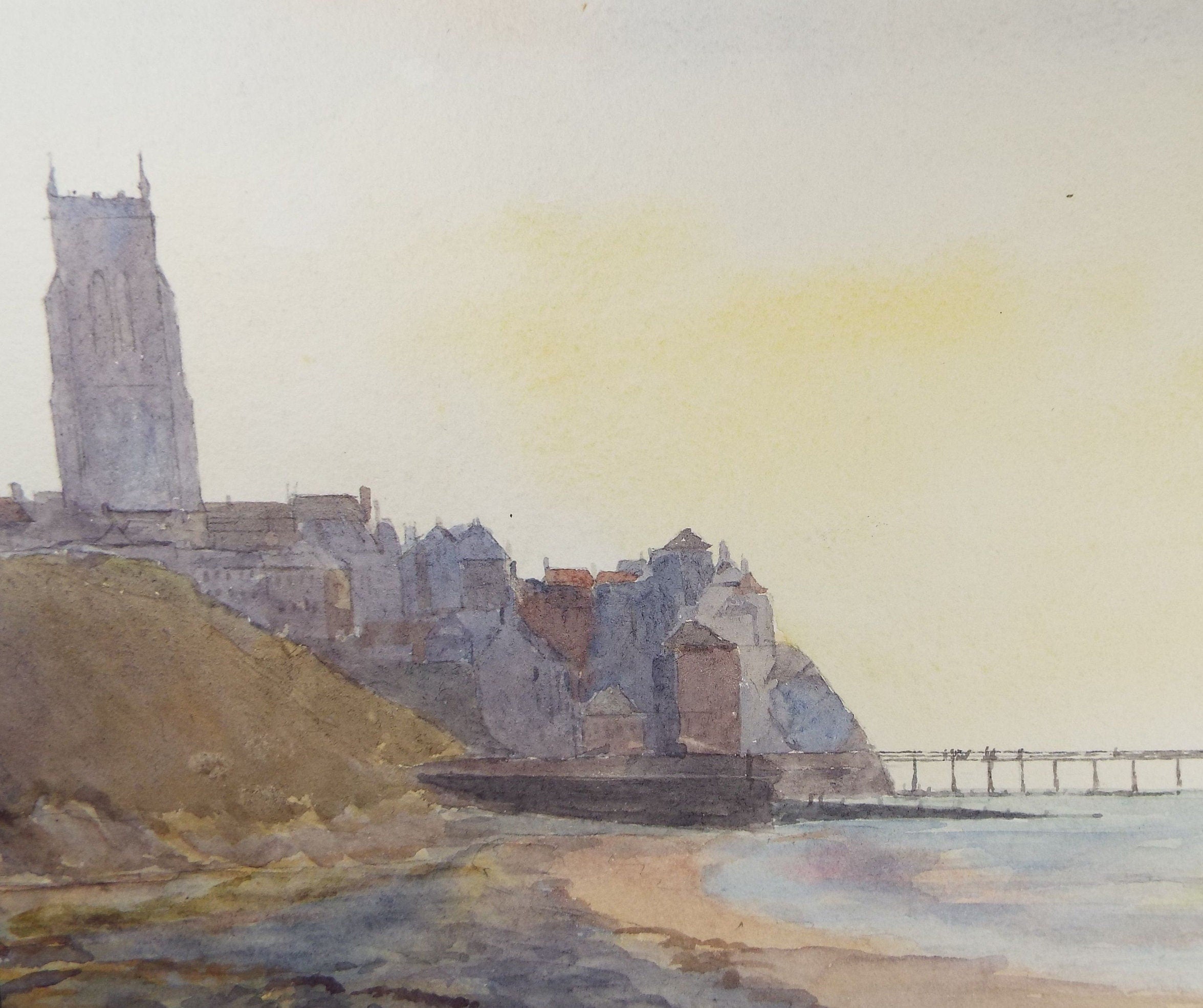 Original Watercolour, late 19th Century , 'Cromer',  Artist Unknown