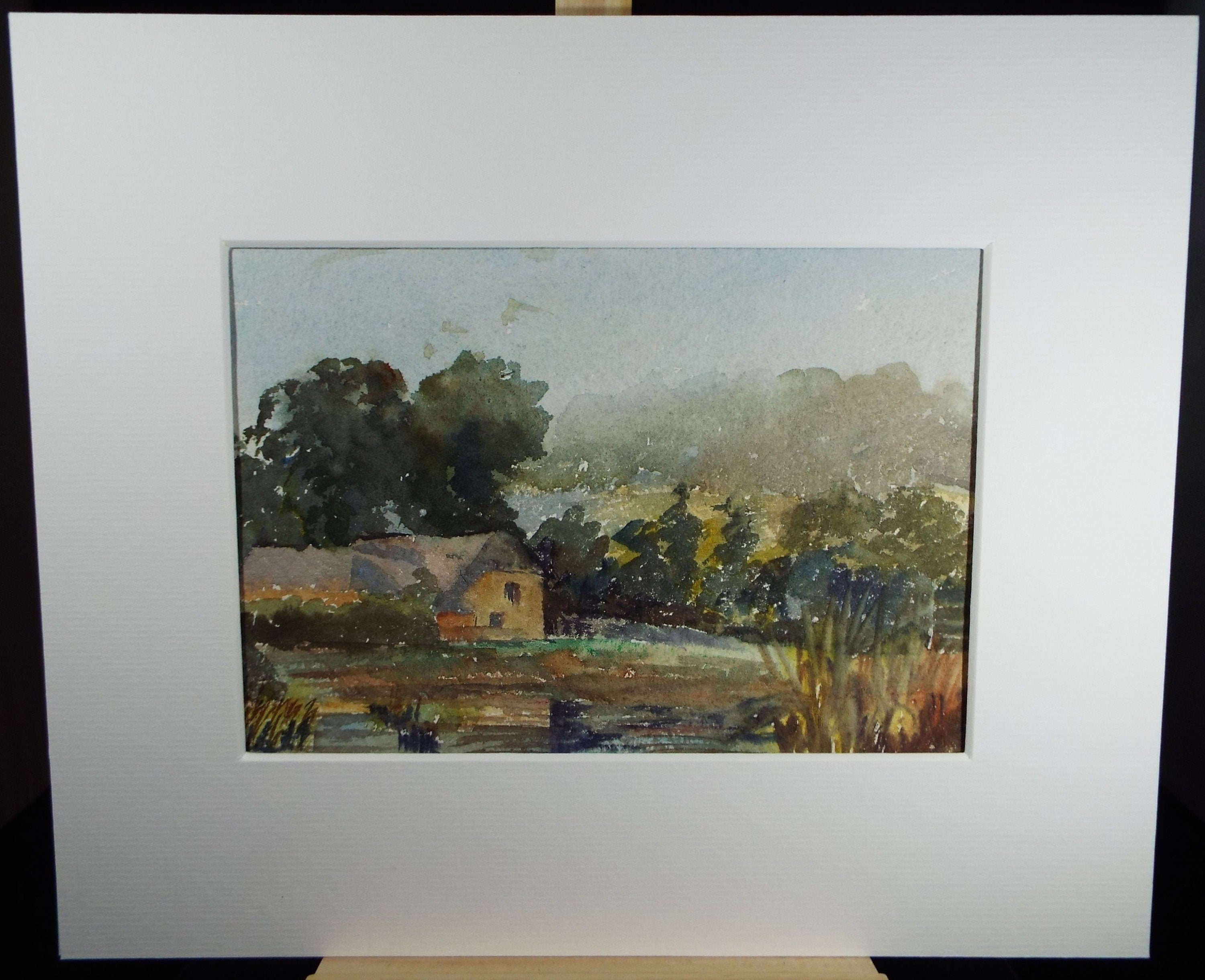 Original Watercolour on Paper, 'Honiton', early 20th Century, Artist Unknown