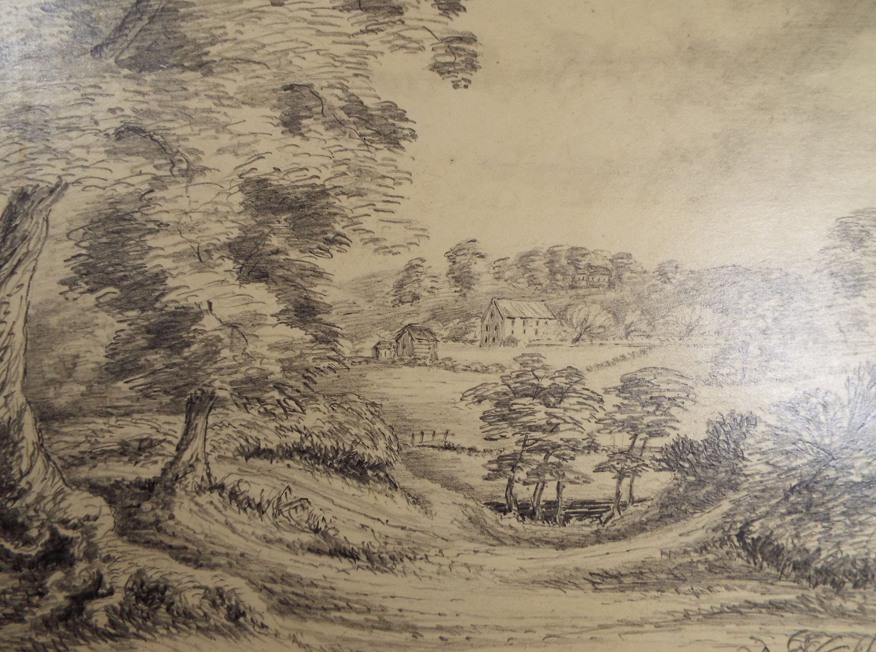 Original Pencil Drawing, 'Leominster', Dated 1892,  Artist Unknown