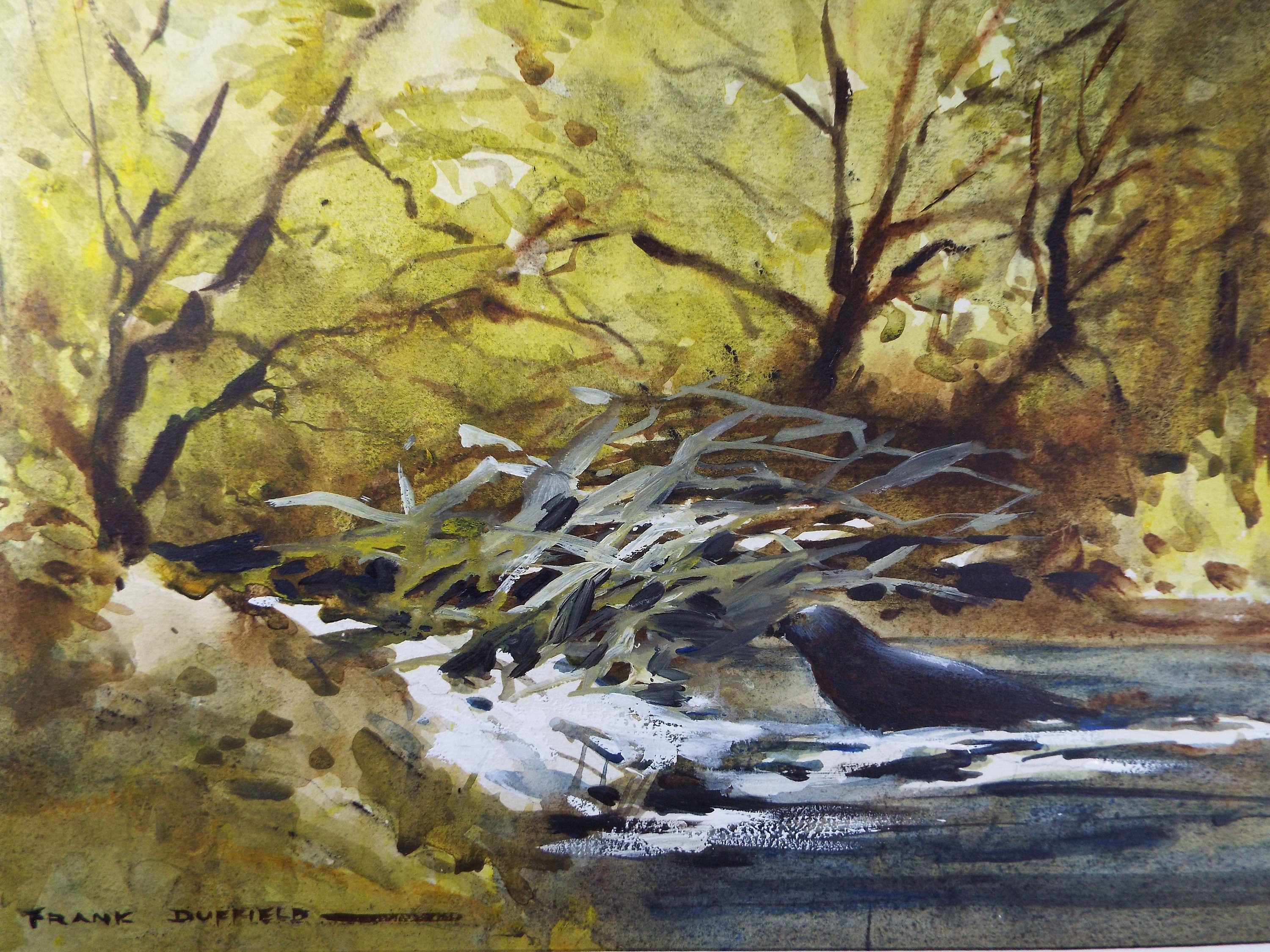 Original Watercolour, 'River through the Woods', 1960's, Frank Duffield  (1901-1982)