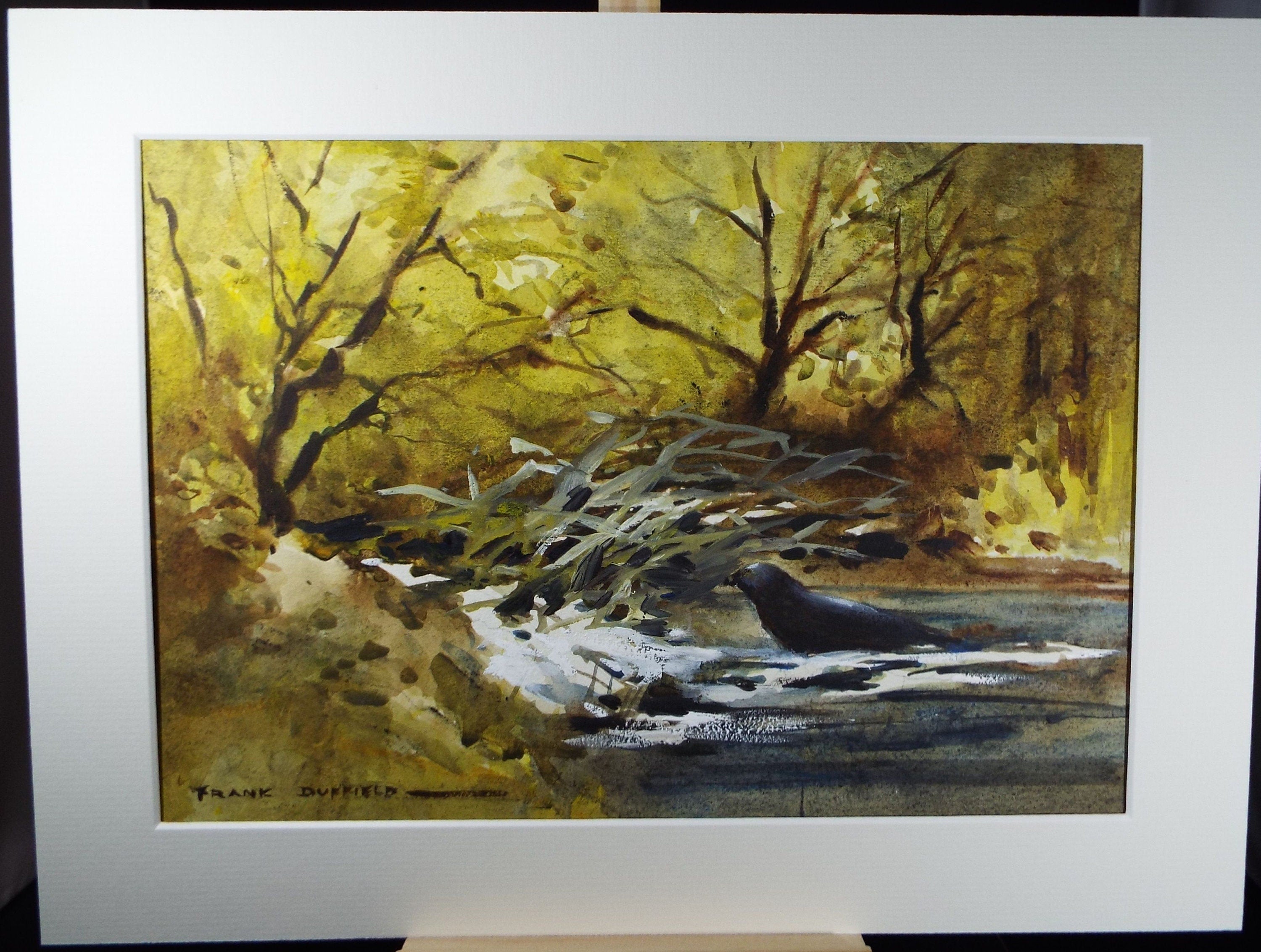 Original Watercolour, 'River through the Woods', 1960's, Frank Duffield  (1901-1982)