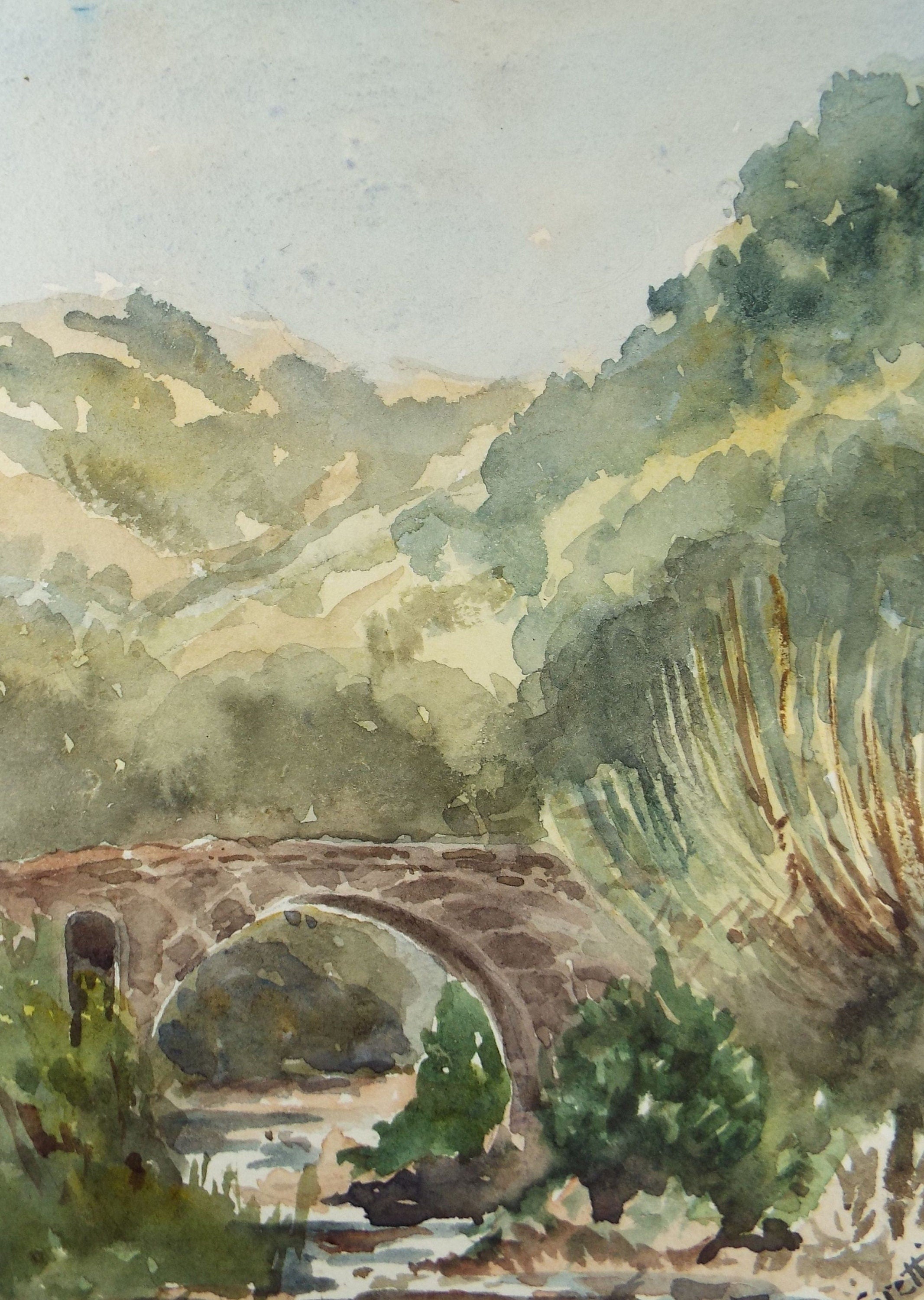 Original Watercolour, 'Italian View, Robert Hay Drummond, Early 20th Century