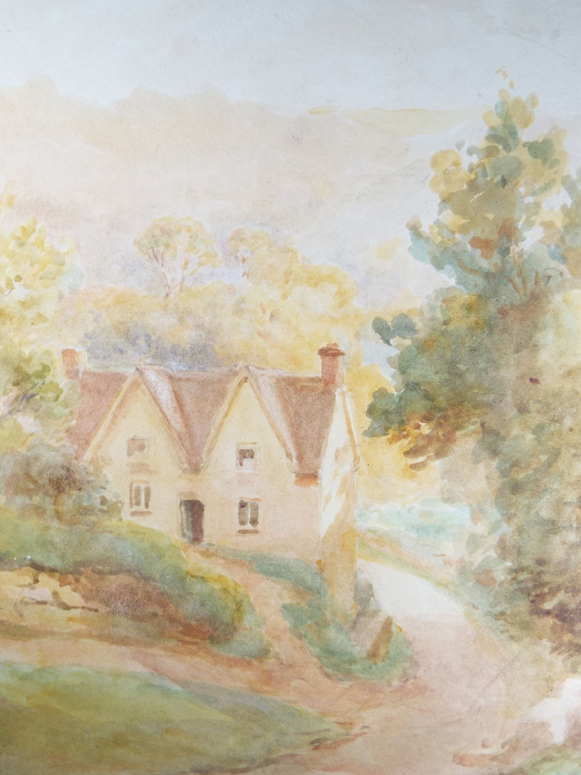 Original Watercolour, 'Country Cottage', Circa 1950's, C R Chase (1898-1988)