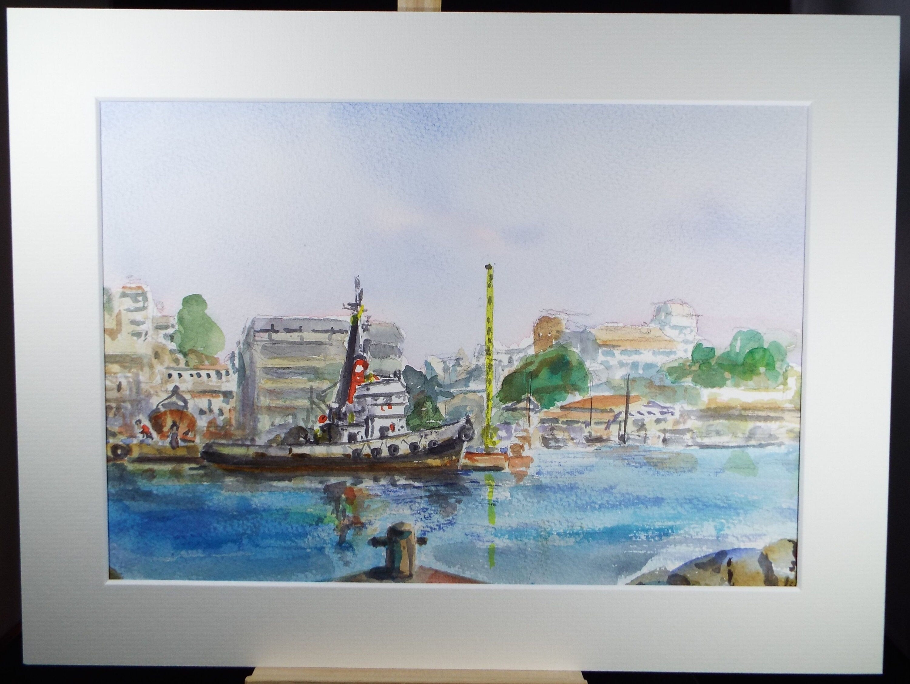 Original Watercolour, 'Palermo', dated 1996, Artist Unknown