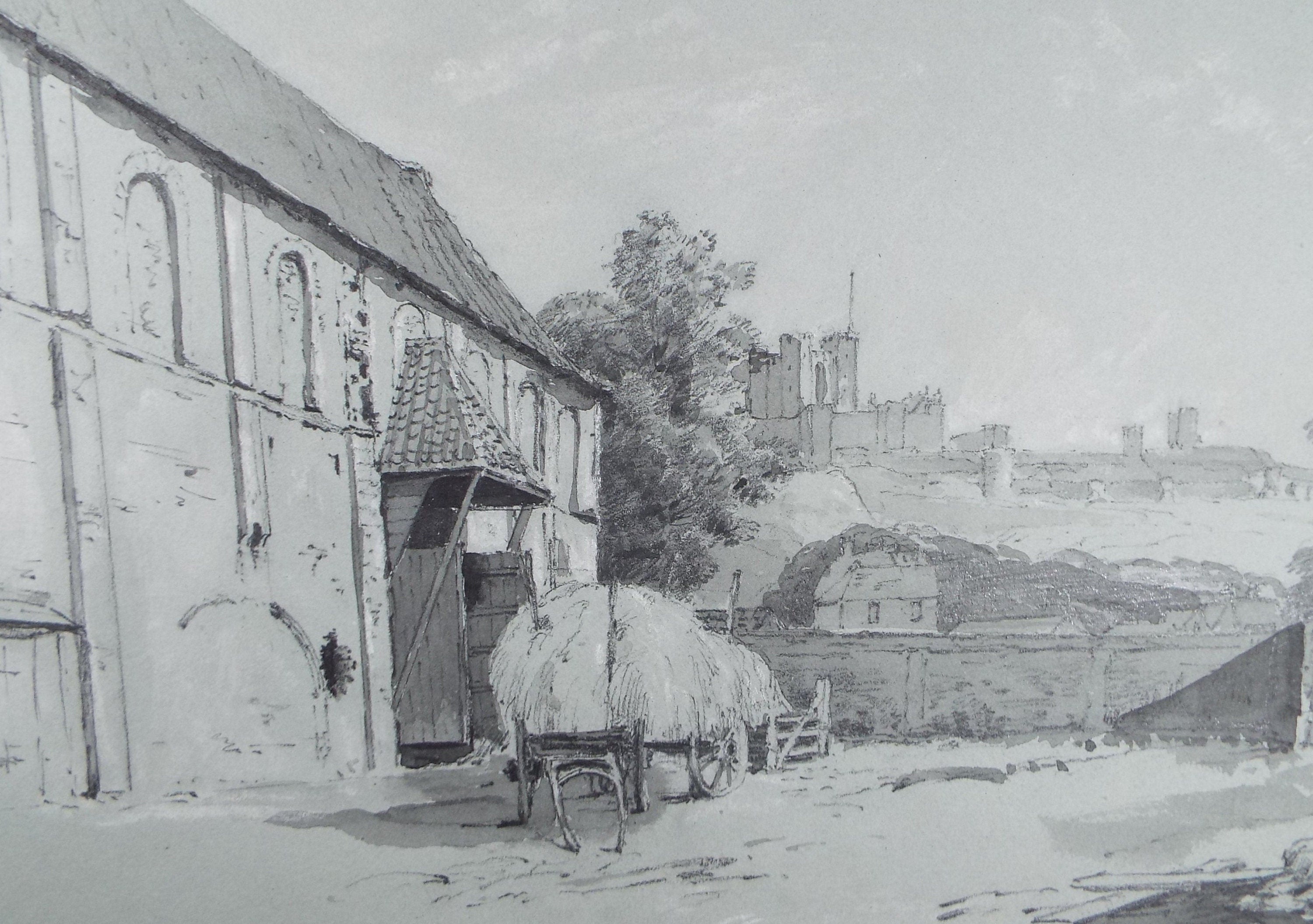 Original Watercolour, 'Priory, Dover', Late 19th Century - Unknown Artist