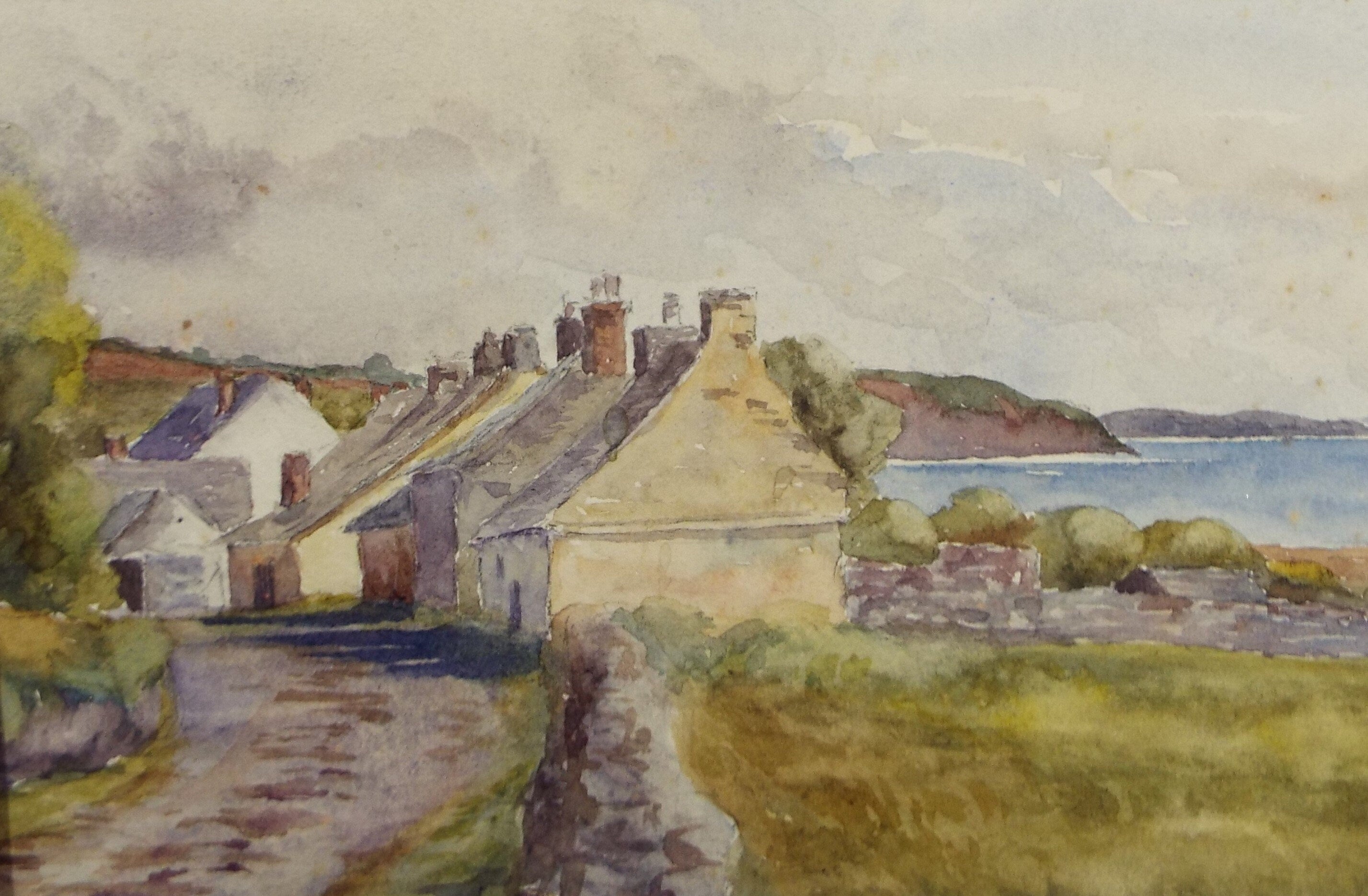 Original Watercolour on Paper, 'Dale, Milford Haven', Early 20th Century