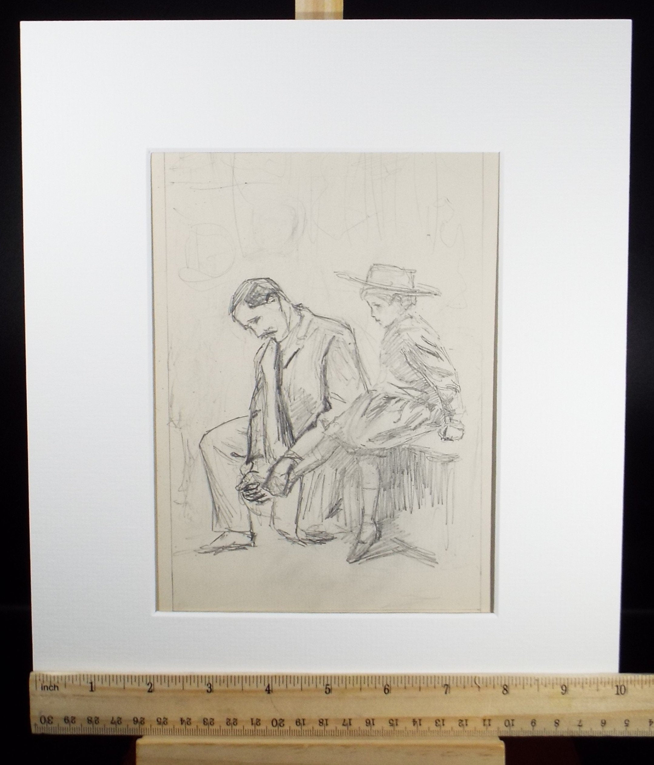 Original Pencil Sketch,'Sore Foot', Leonard Leslie Brooke (1862 - 1940), Late 19th Century