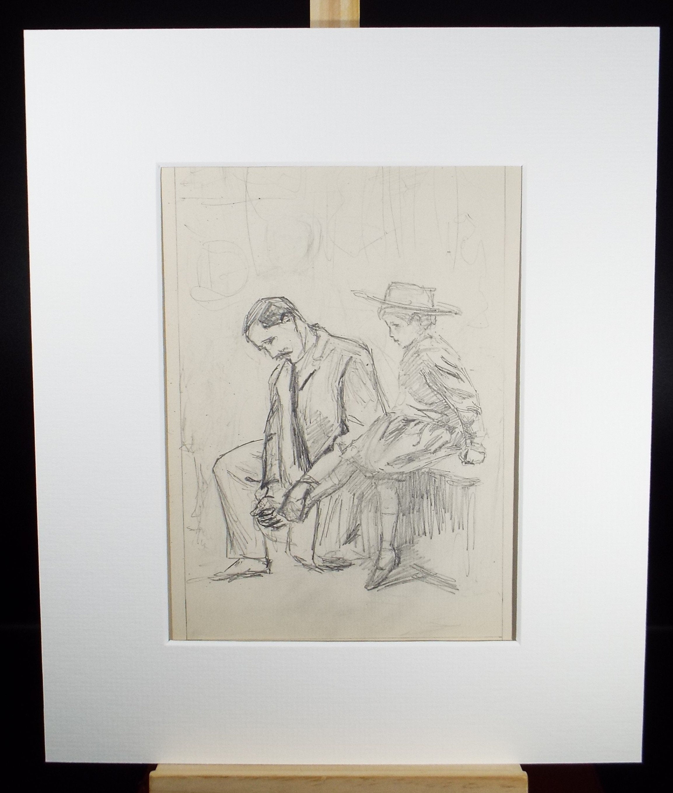 Original Pencil Sketch,'Sore Foot', Leonard Leslie Brooke (1862 - 1940), Late 19th Century