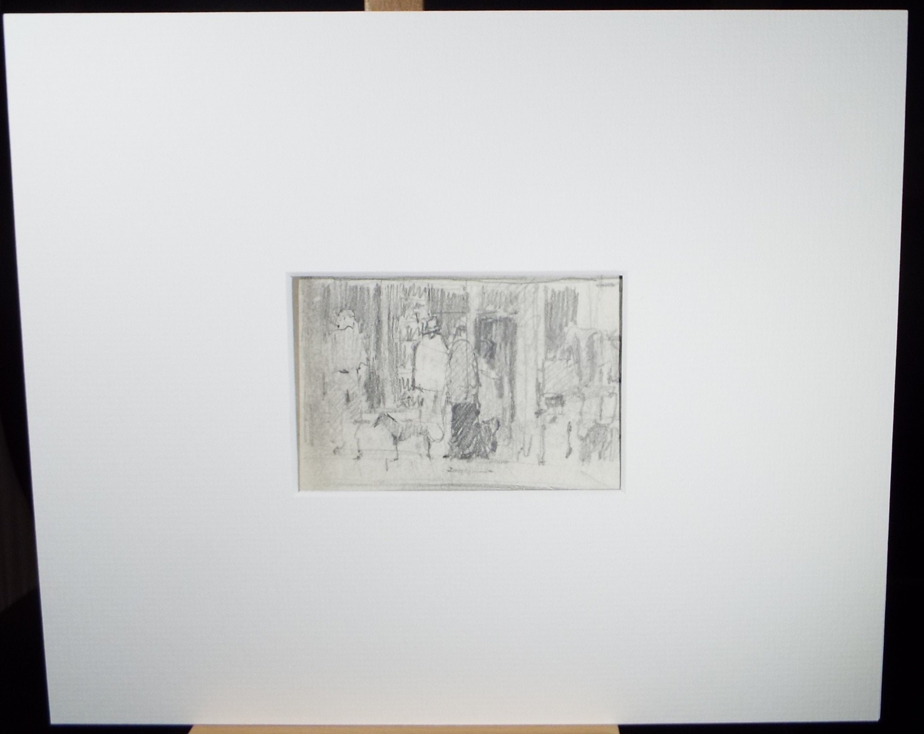 Original Pencil drawing, 'Figure Studies', Hugh McKenzie (1909-2005), Mid 20th Century